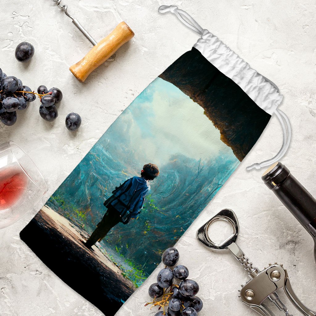 Dream World Fantasy Art Wine Tote Bag – Nature Wine Tote Bag | Shopamericaio
