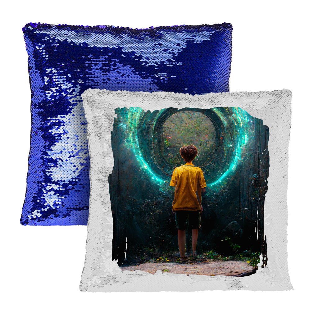 Fantastic World Art Sequin Pillow Case – Fantasy Pillow Case | Shopamericaio