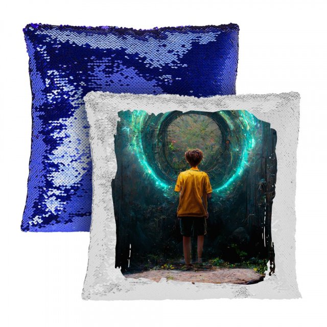 Fantastic World Art Sequin Pillow Case – Fantasy Pillow Case | Shopamericaio