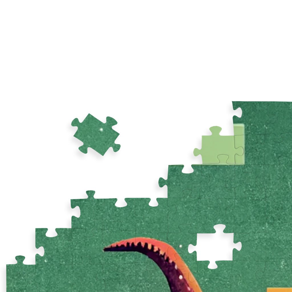 Dino Pixel Art Puzzles – Dinosaurs Jigsaw Puzzle – Cute Dinosaur Puzzles