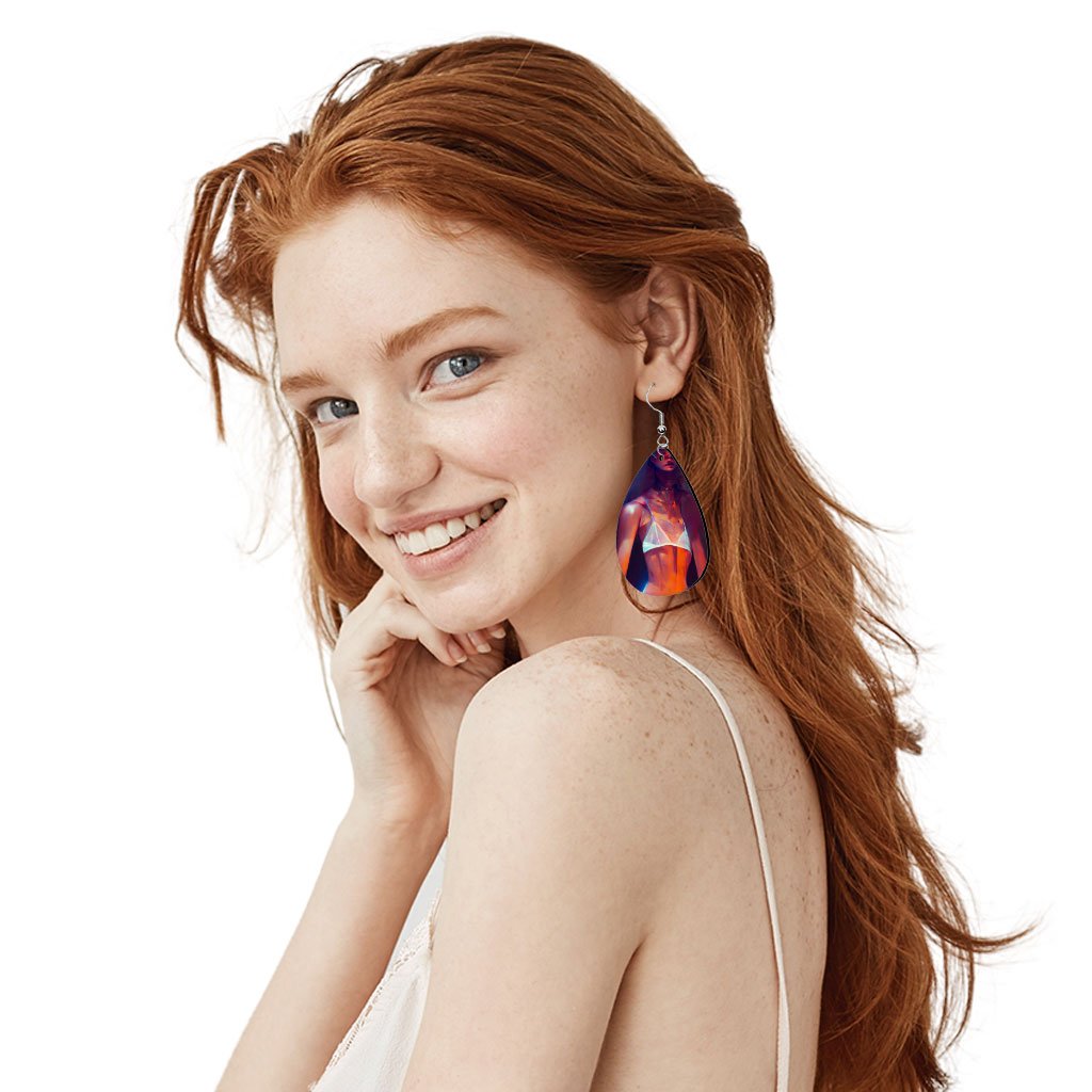 Cool Supermodel Art Earrings – Futuristic Earrings | Shopamericaio