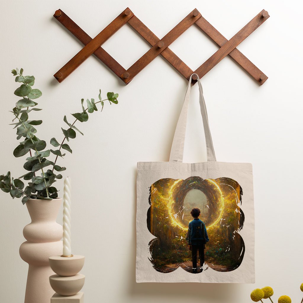 Fairy Land Fantasy Art Small Tote Bag – Magical Forest Shopping Bag