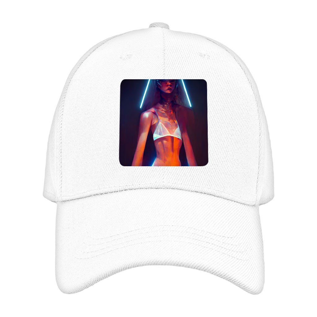 Cool Supermodel Art Hat Patches – Futuristic Patch Applique | Shopamericaio
