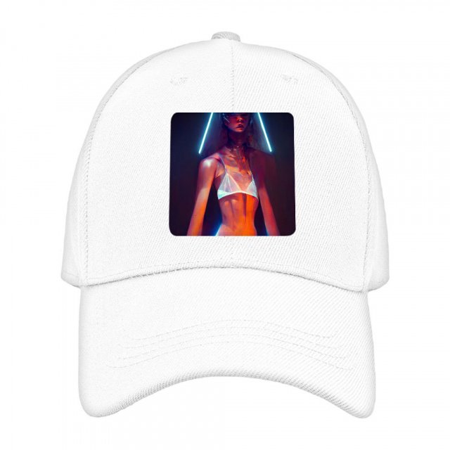Cool Supermodel Art Hat Patches – Futuristic Patch Applique | Shopamericaio