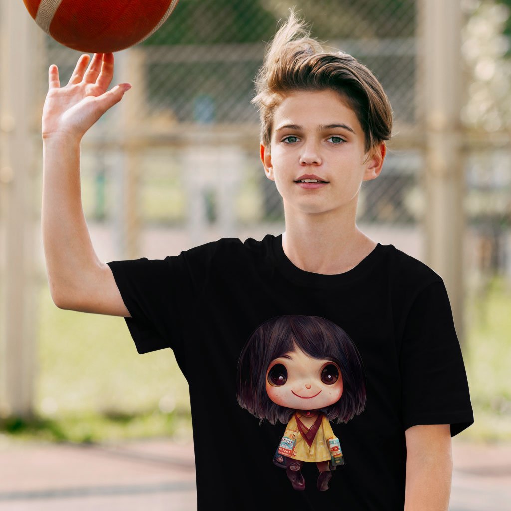 Kawaii Anime Face Kids’ T-Shirt – Cute T | Kawaii Baby Girl Toddler T-Shirt