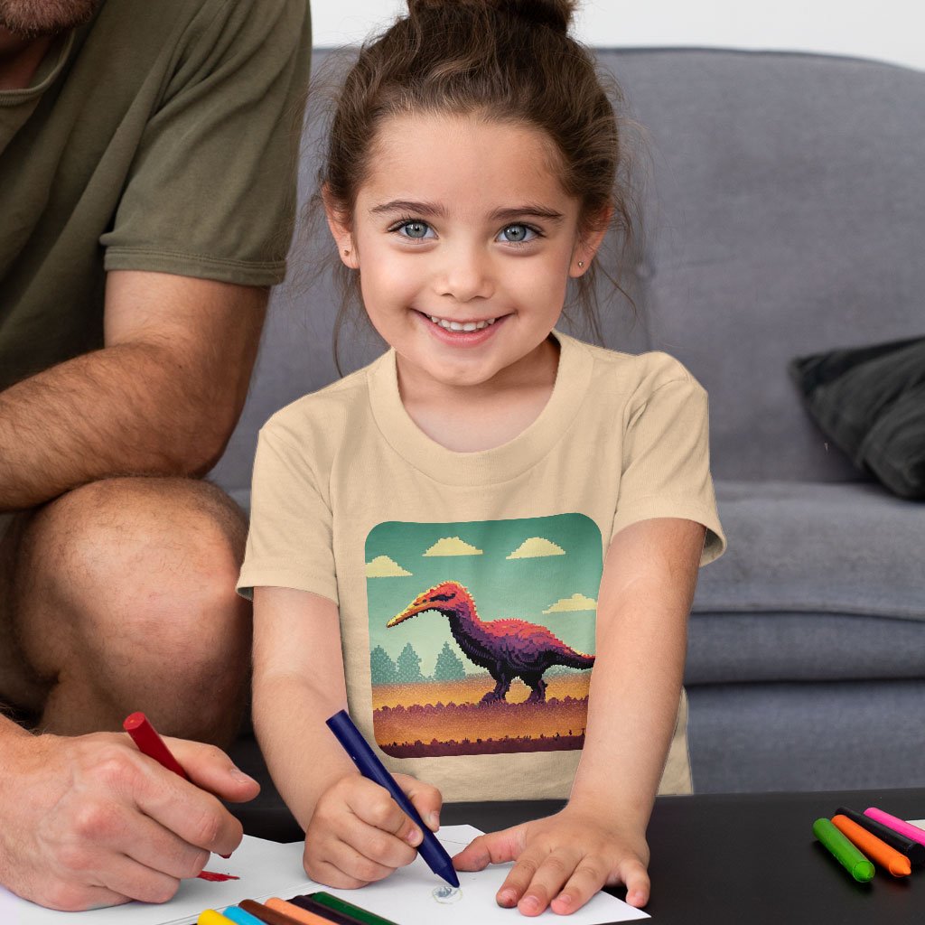 Cute Dinosaur Toddler T-Shirt – Dino Kids’ T | Kawaii Baby Girl Puzzles