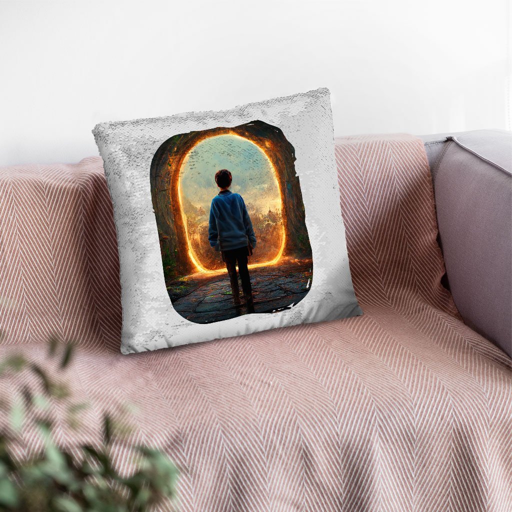Fantasy Land Art Sequin Pillow Case – Fairy Pillow Case | Shopamericaio