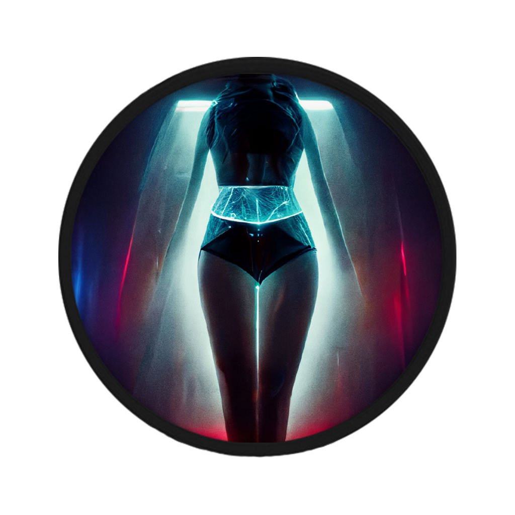 Woman Body Silhouette Art Patches – Silhouette Patch Applique for Clothes