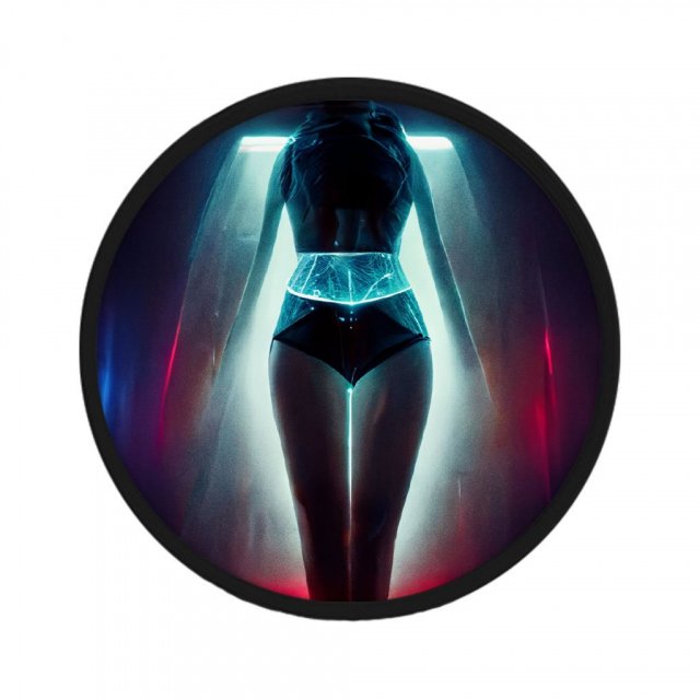 Woman Body Silhouette Art Patches – Silhouette Patch Applique for Clothes