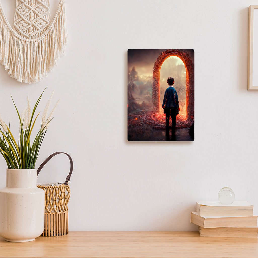 Magical World Fantasy Art Metal Photo Prints – Portal Decor Picture