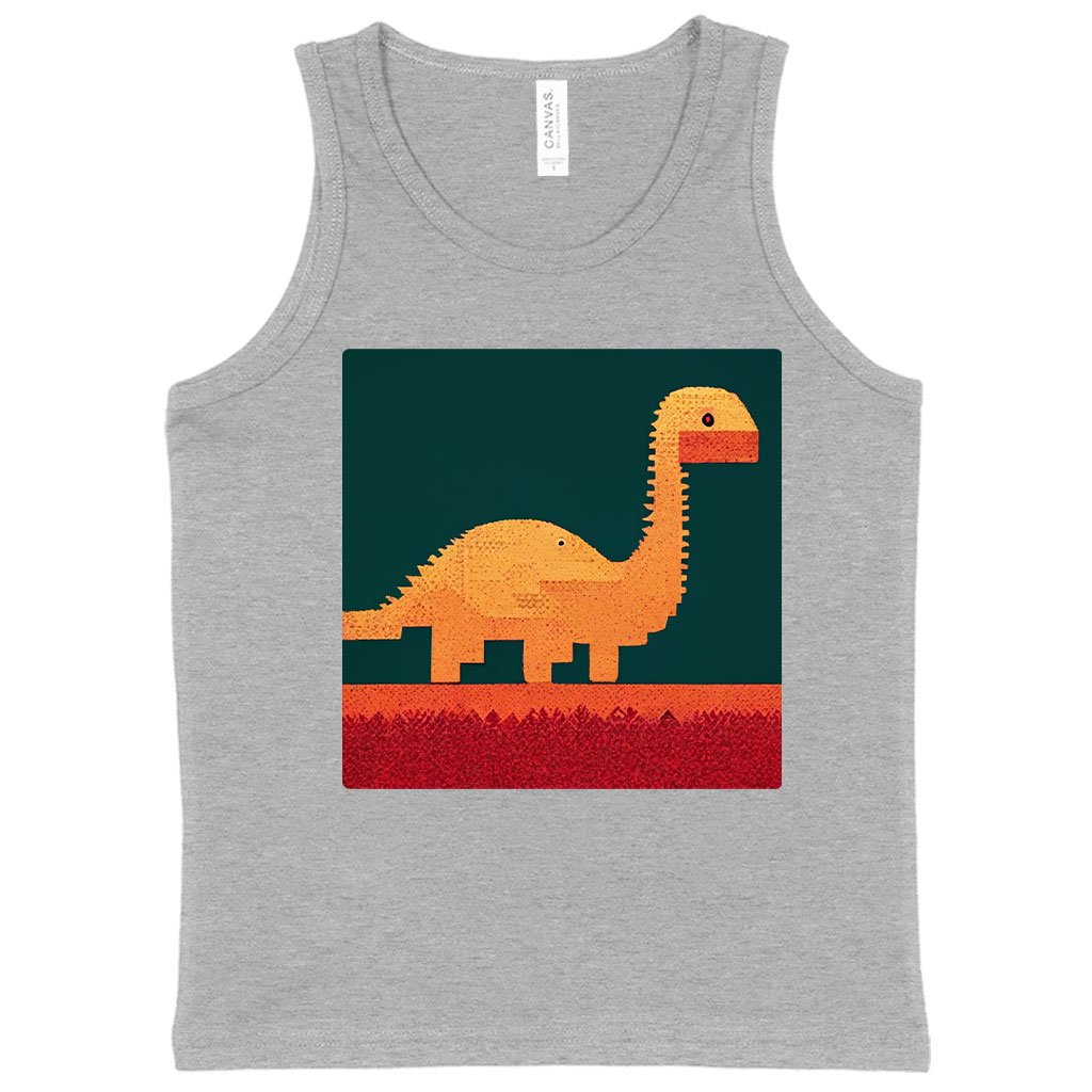 Dinosaurs Kids’ Jersey Tank – 8 Bit Sleeveless T-Shirt | Shopamericaio