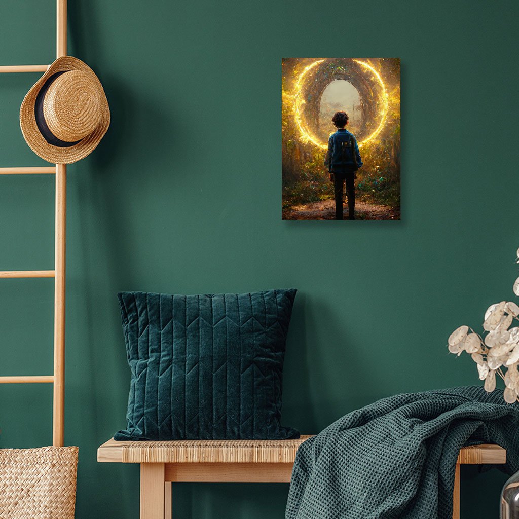 Fairy Land Fantasy Art Wall Picture – Magical Forest Stretched Canvas
