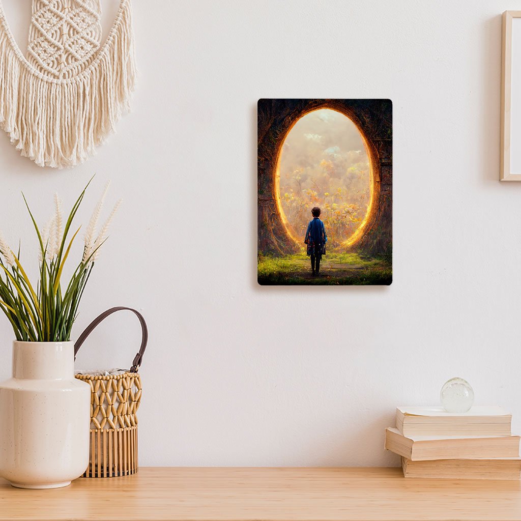 Anime Fantasy Land Art Metal Photo Prints – Fantasy World Decor Picture