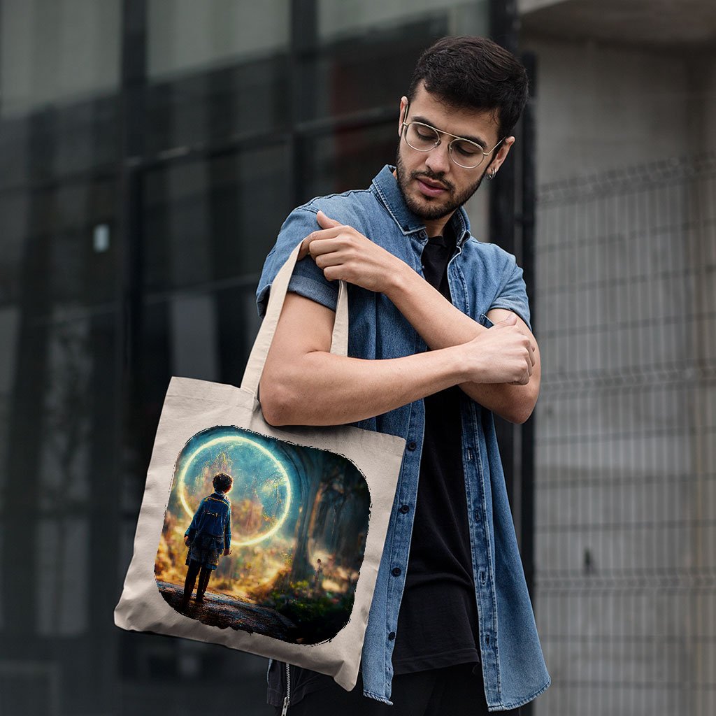 Fantasy World Art Small Tote Bag – Magic Shopping Bag – Nature Tote Bag