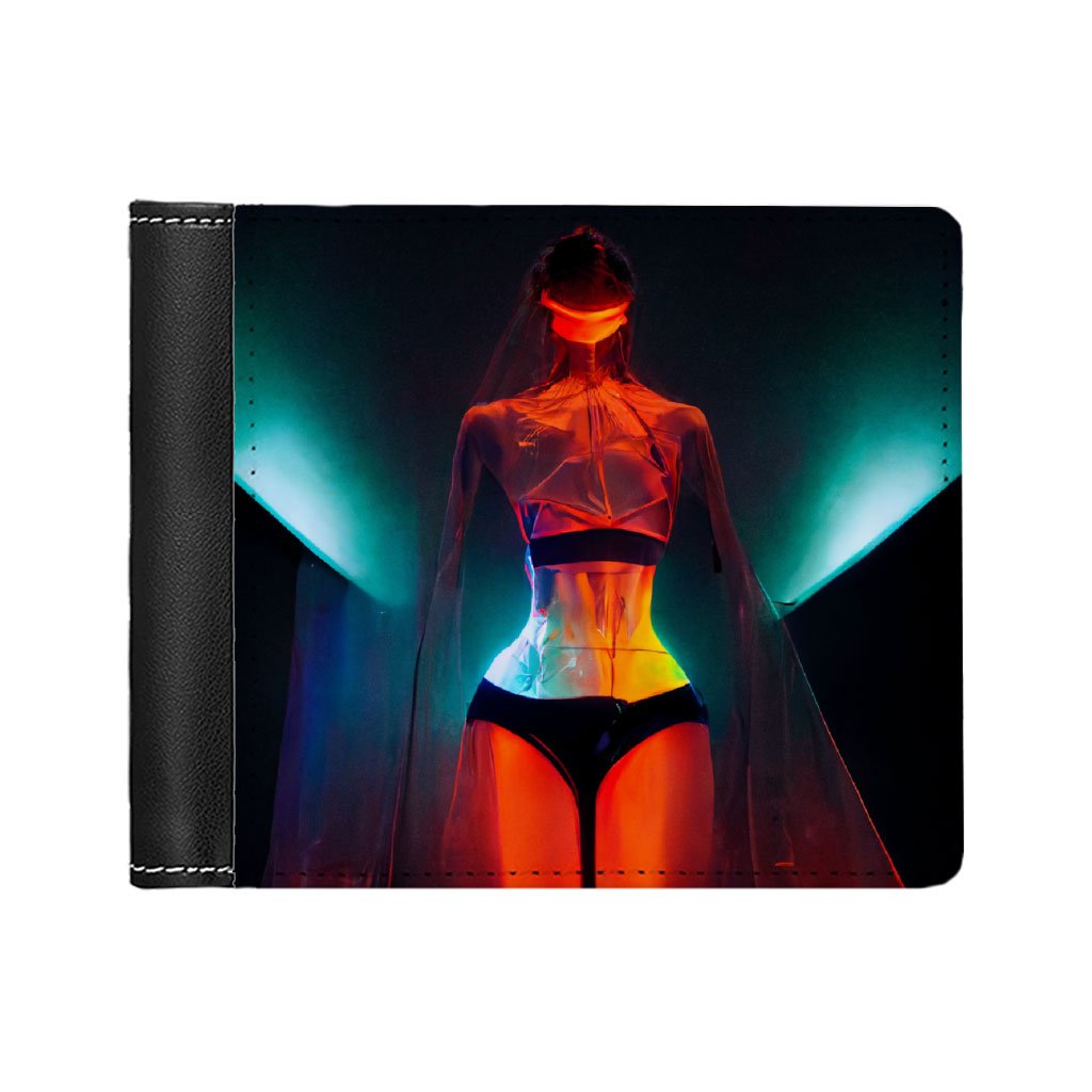 Sci Fi Supermodel Art Men’s Wallet – Fantasy Wallet – Silhouette Wallet