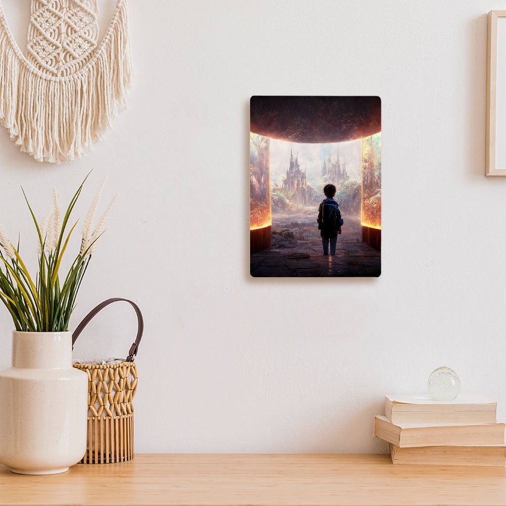 Fantasy World Concept Art Metal Photo Prints – Portal Decor Picture