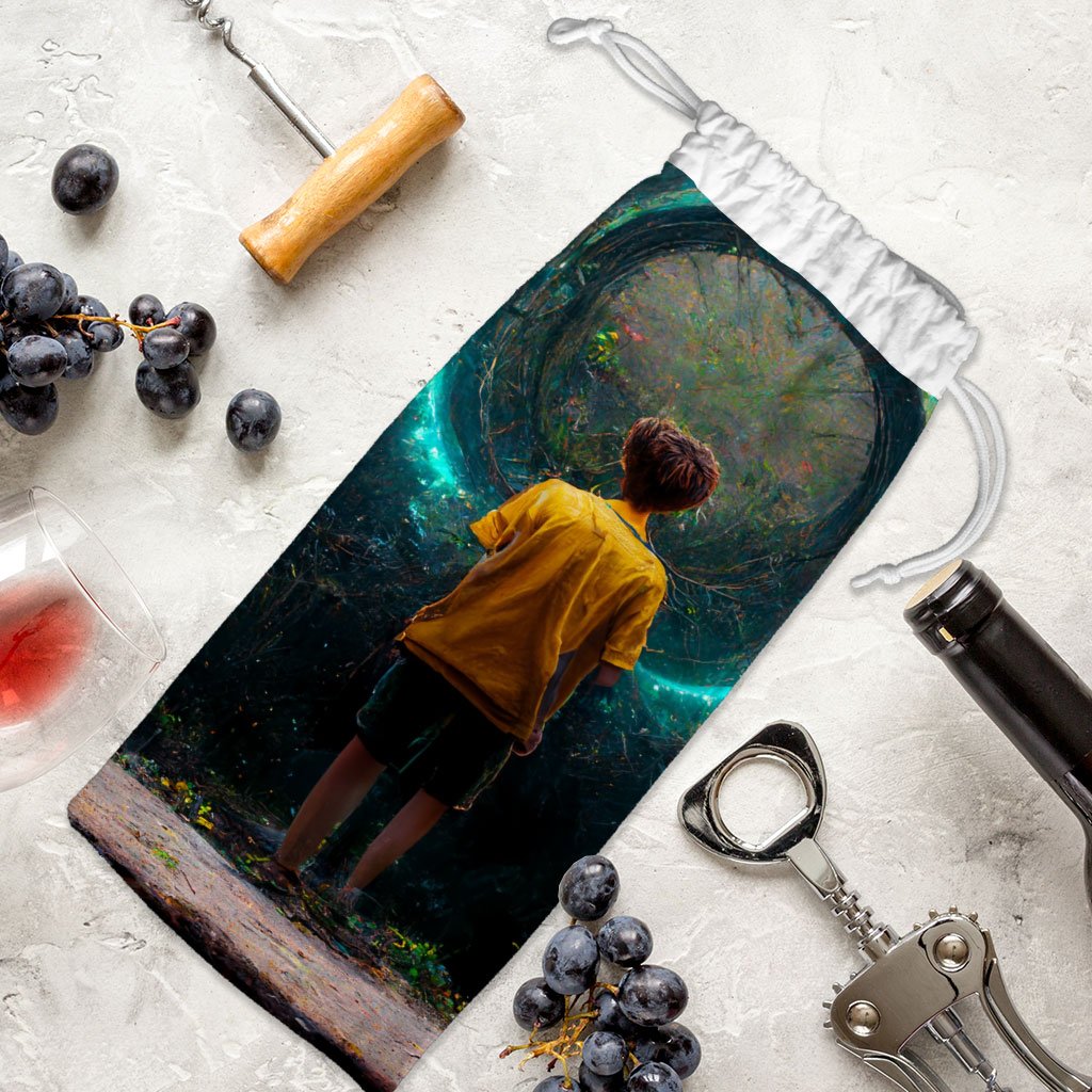 Fantastic World Art Wine Tote Bag - Magic | Fantasy Land Art Wine Tote Bag