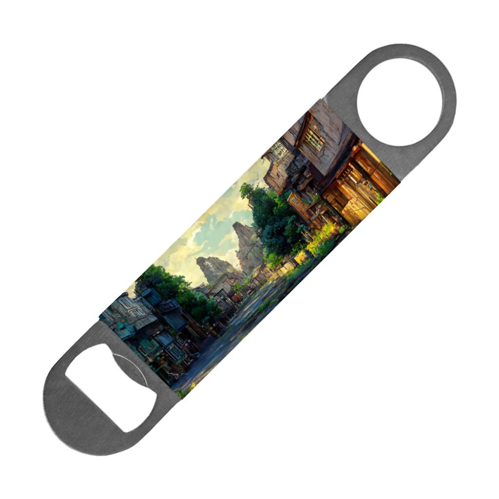 Anime City Digital Art Bottle Opener – Cartoon Beer Opener | Shopamericaio