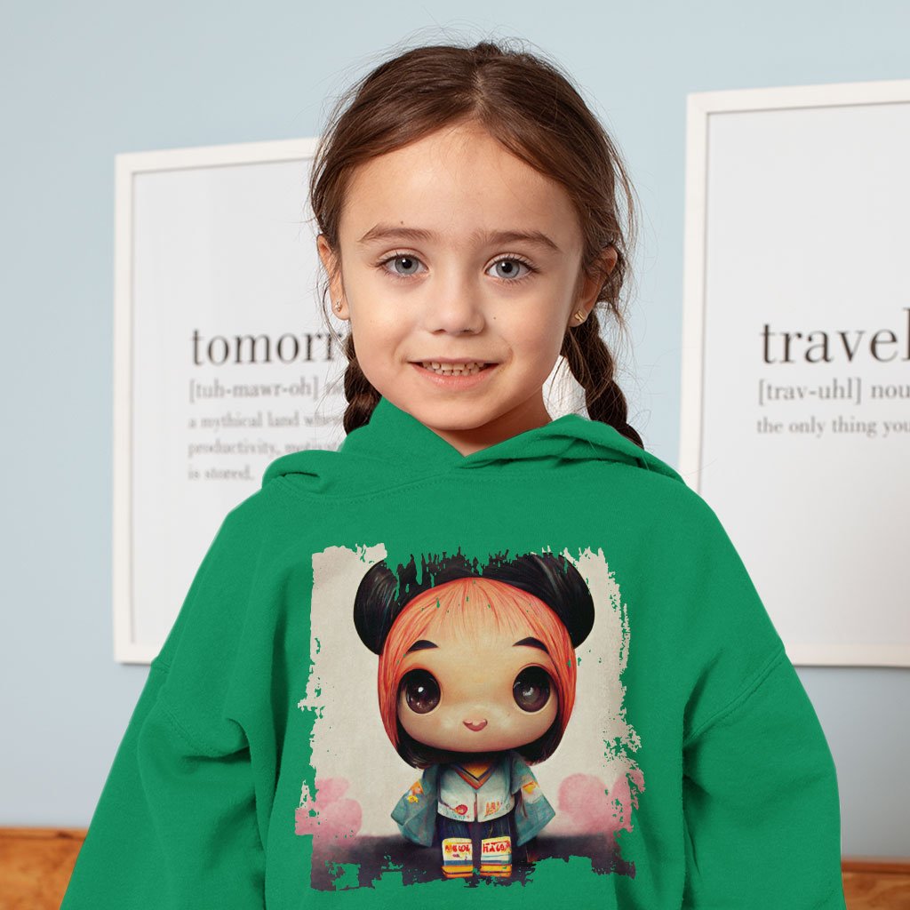 Girl Print Toddler Hoodie – Anime Toddler Hooded Sweatshirt | Shopamericaio