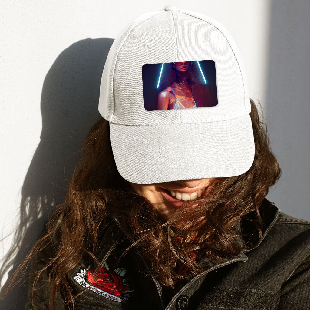 Cool Supermodel Art Hat Patches – Futuristic Patch Applique | Shopamericaio