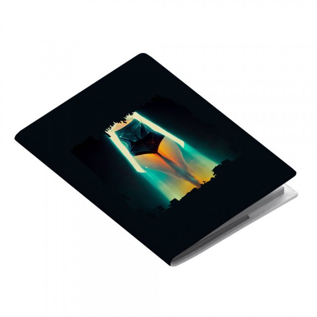 Neon Cyberpunk Woman Passport Cover – Cool Passport Cover | Shopamericaio