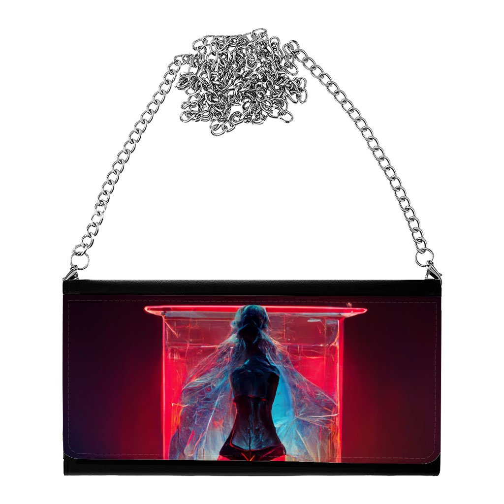 Supermodel Art Women's Wallet Clutch - Neon Clutch for Women - Fantasy Women's