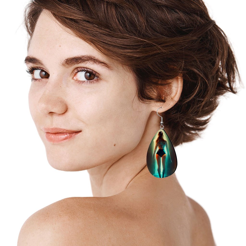 Fashion Model Art Earrings – Fantasy Earrings – Printed Earrings | Shopamericaio