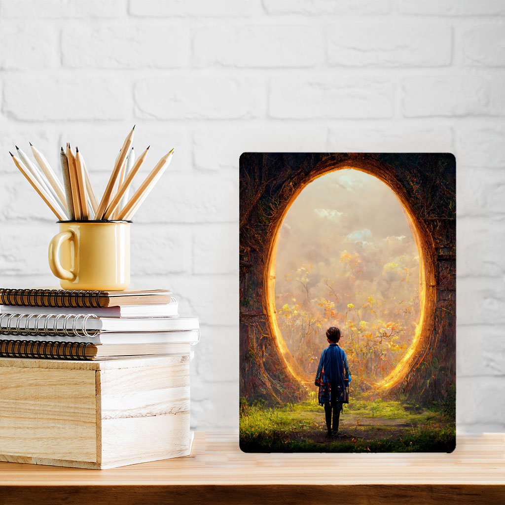 Anime Fantasy Land Art Metal Photo Prints – Fantasy World Decor Picture