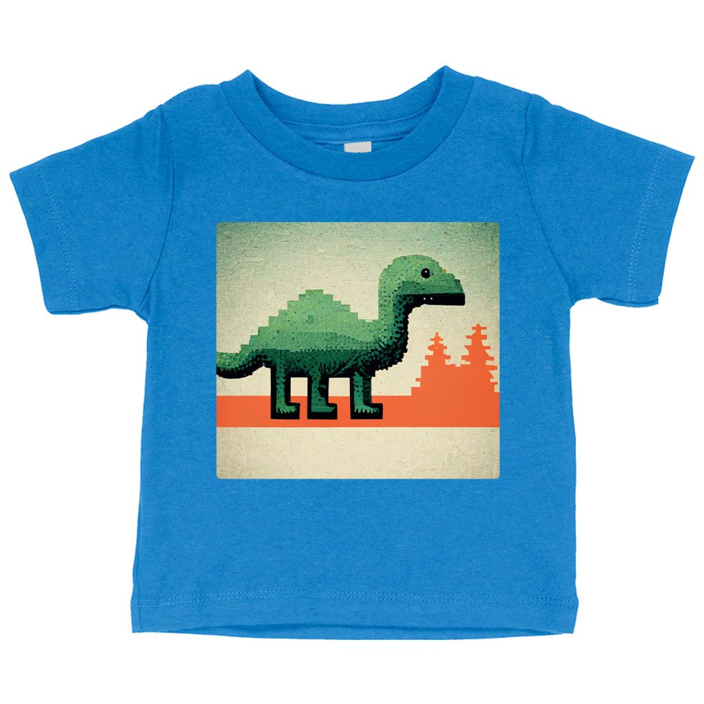 Dino Baby Jersey T-Shirt – Pixel Baby T-Graphic T | Shopamericaio