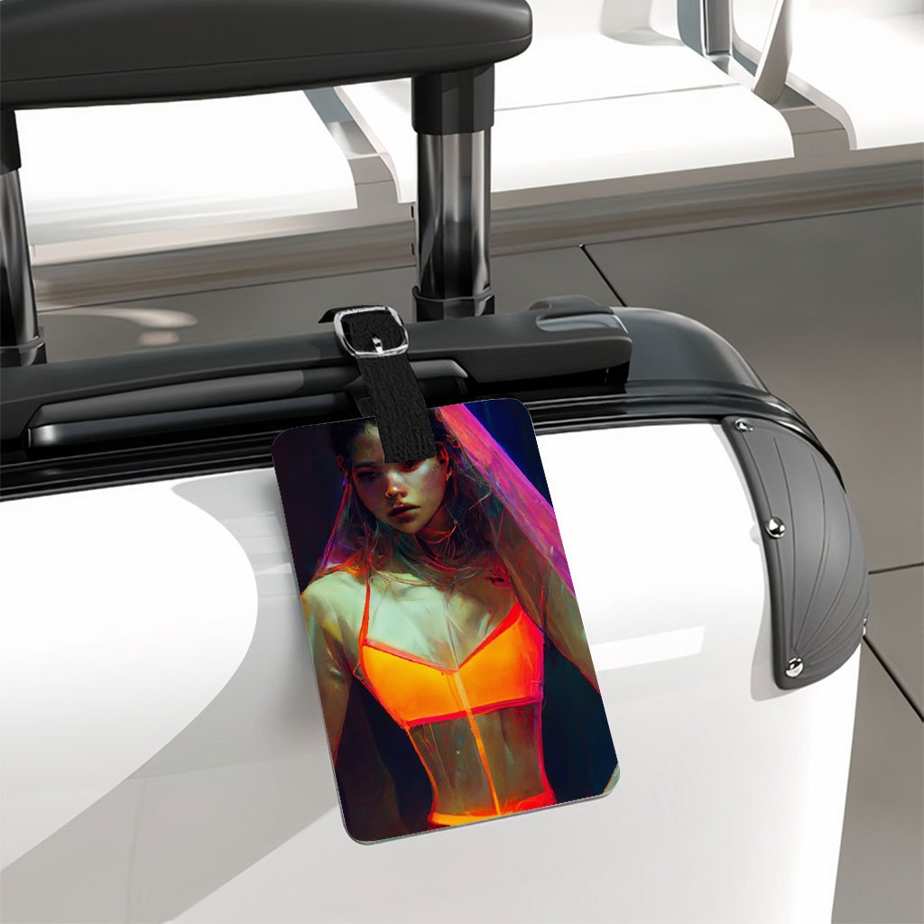 Female Body Silhouette Art Luggage – Graphic Travel Bag – Fantasy Luggage