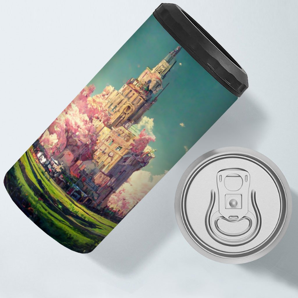 Anime City Scenery Art Insulated Slim Can Cooler – Nature Can Cooler