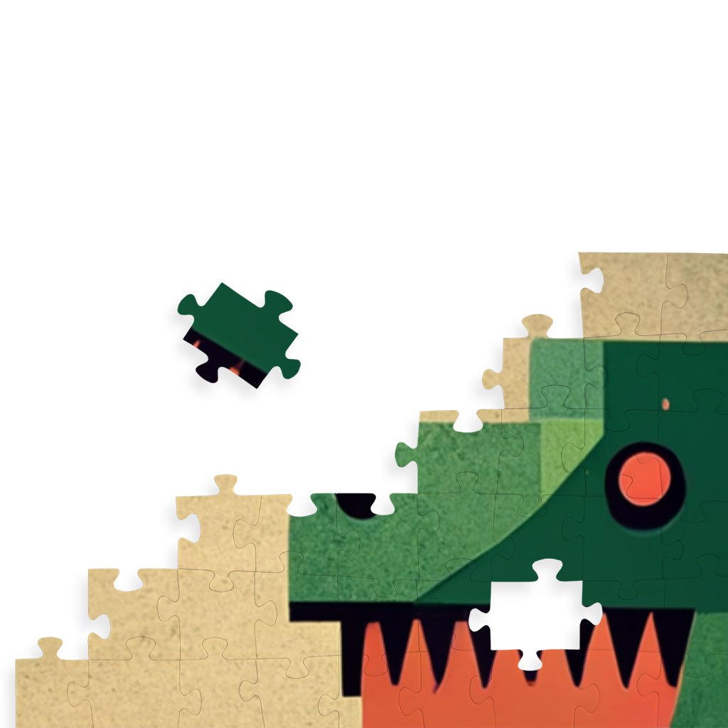 Dinosaurs Pixel Art Puzzles – Dino Jigsaw Puzzle – Graphic Puzzles