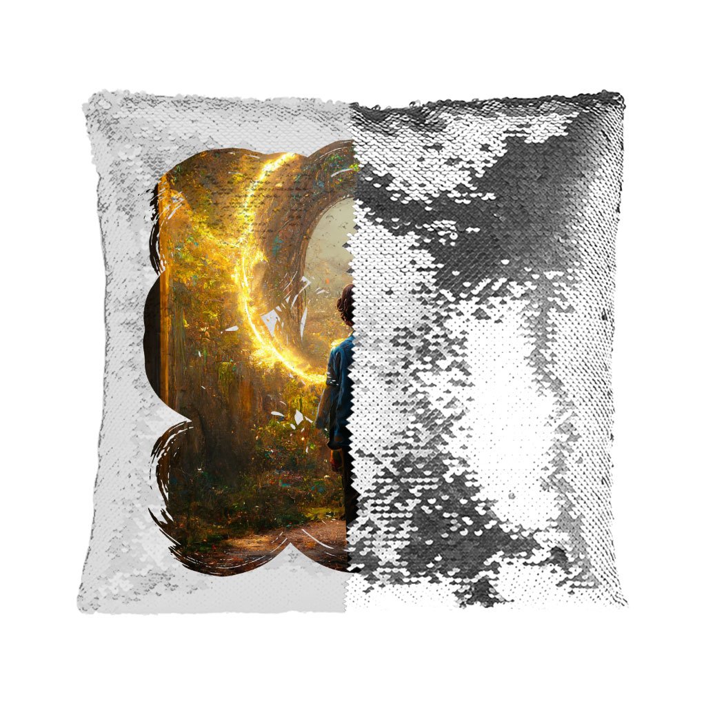 Fairy Land Fantasy Art Sequin Pillow Case – Magical Forest Pillow Case