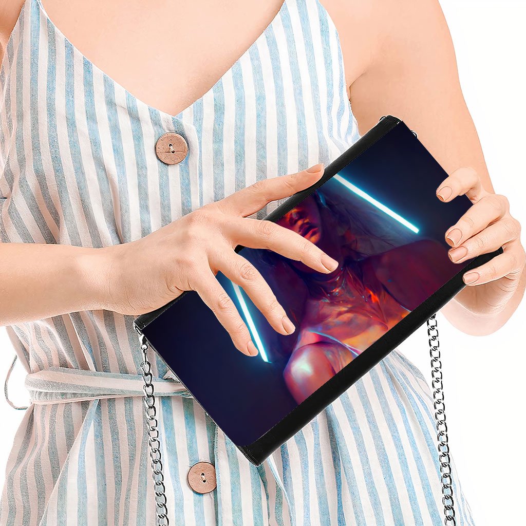 Cool Supermodel Art Women’s Wallet Clutch | Woman Body Silhouette Art Makeup Bag