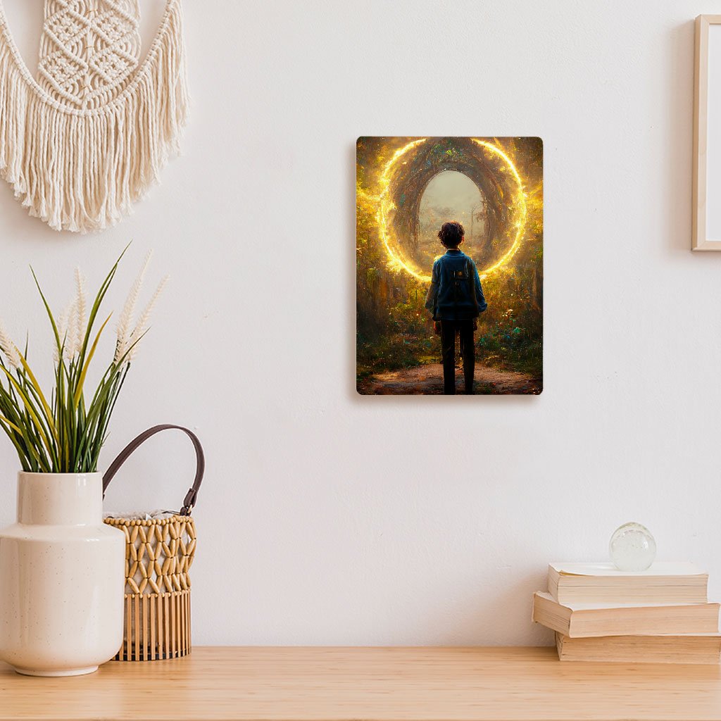 Fairy Land Fantasy Art Metal Photo Prints – Magical Forest Decor Picture