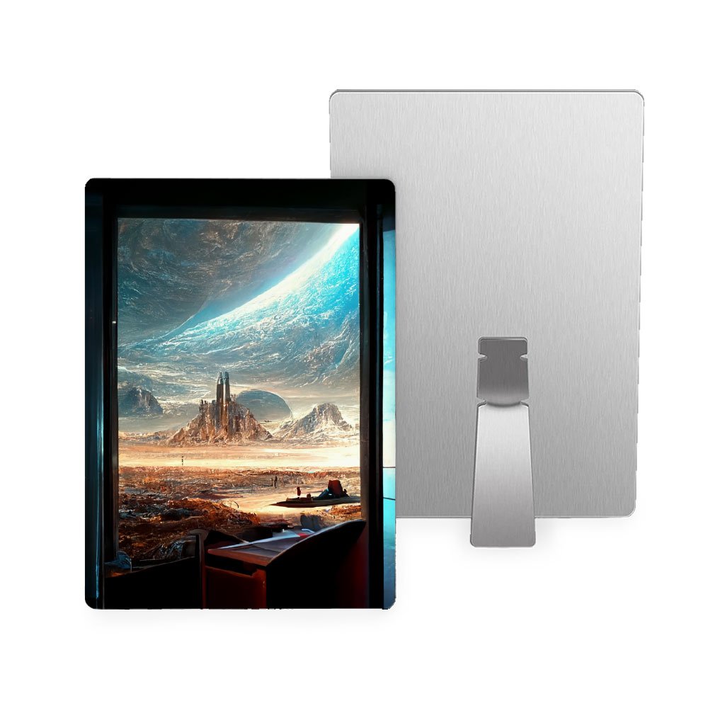Space City Art Metal Photo Prints – Future World Decor Picture | Shopamericaio