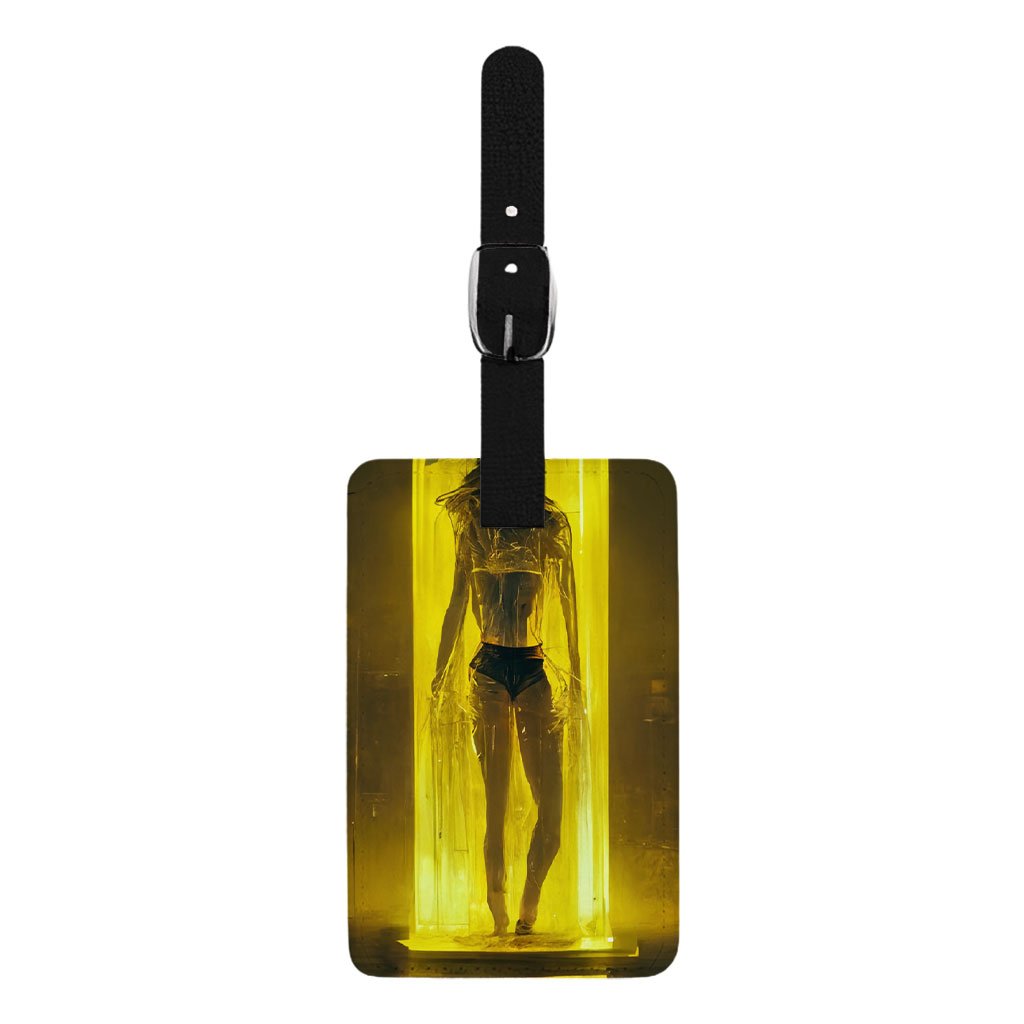 Woman Silhouette Art Luggage – Printed Travel Bag – Futuristic Luggage
