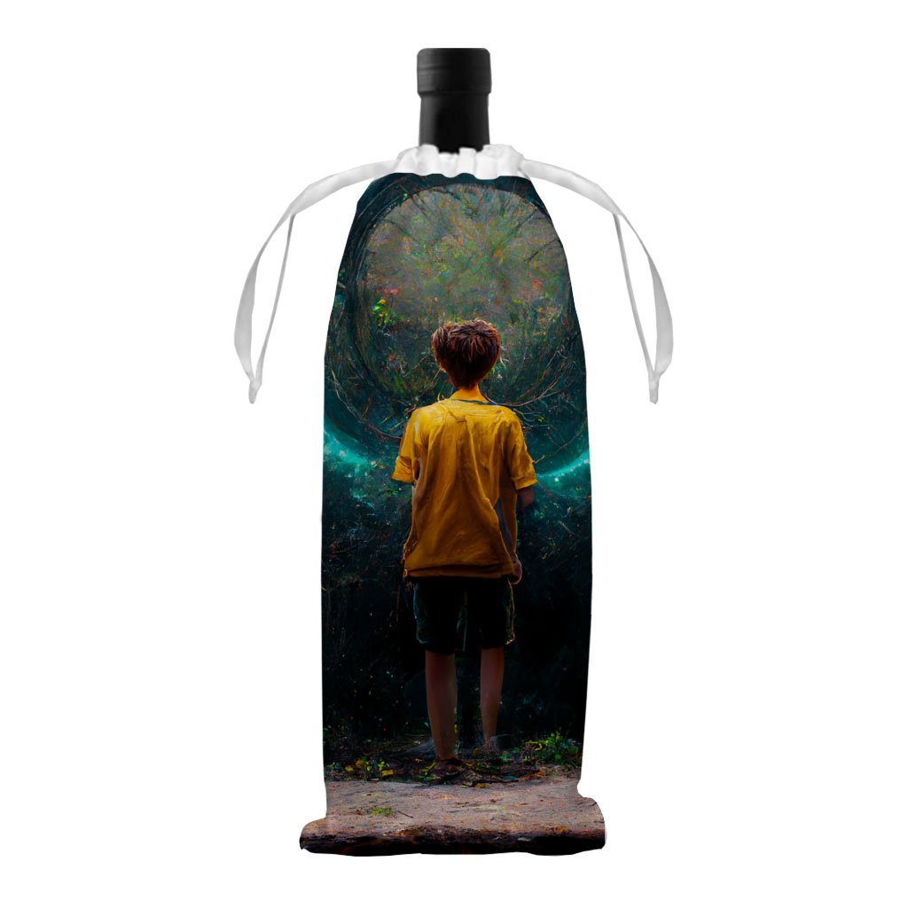 Fantastic World Art Wine Tote Bag - Magic | Fantasy Land Art Wine Tote Bag