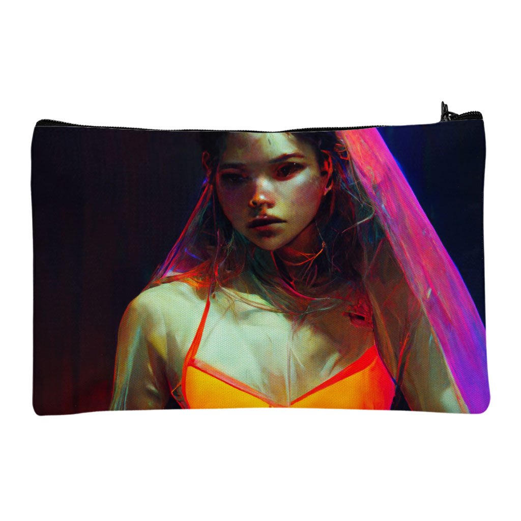 Female Body Silhouette Art Makeup Bag – Graphic Cosmetic Bag | Shopamericaio
