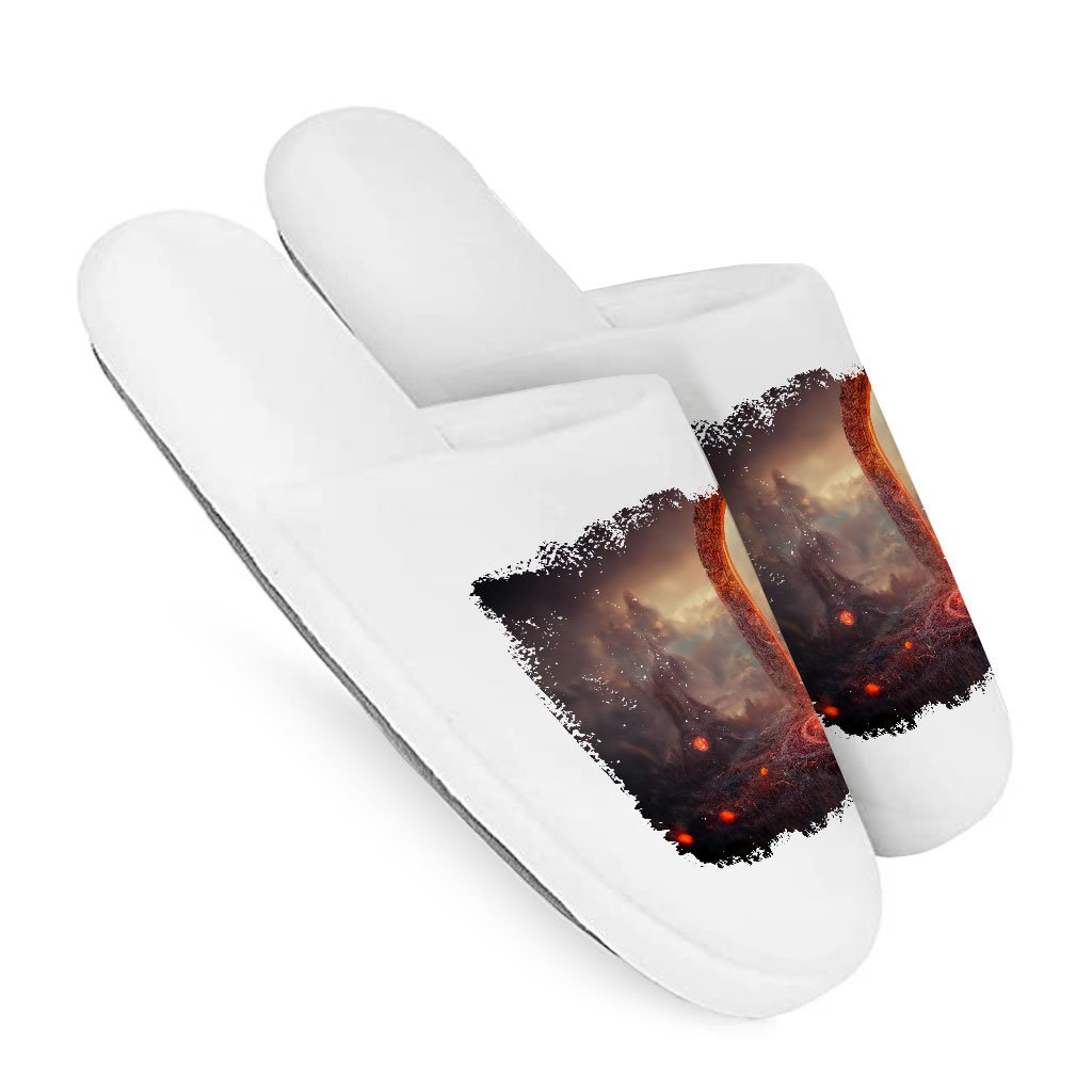 Magical World Fantasy Art Memory Foam Slippers – Portal Slippers | Shopamericaio