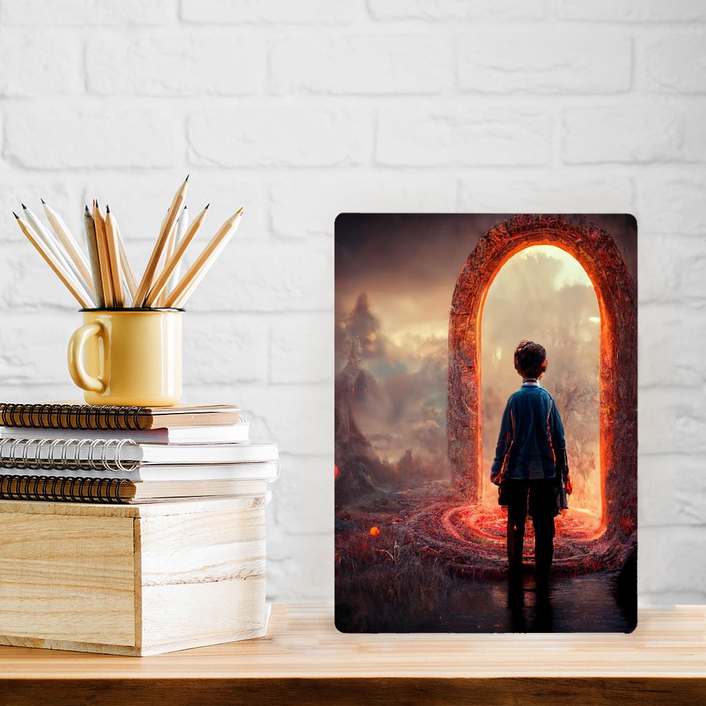 Magical World Fantasy Art Metal Photo Prints – Portal Decor Picture
