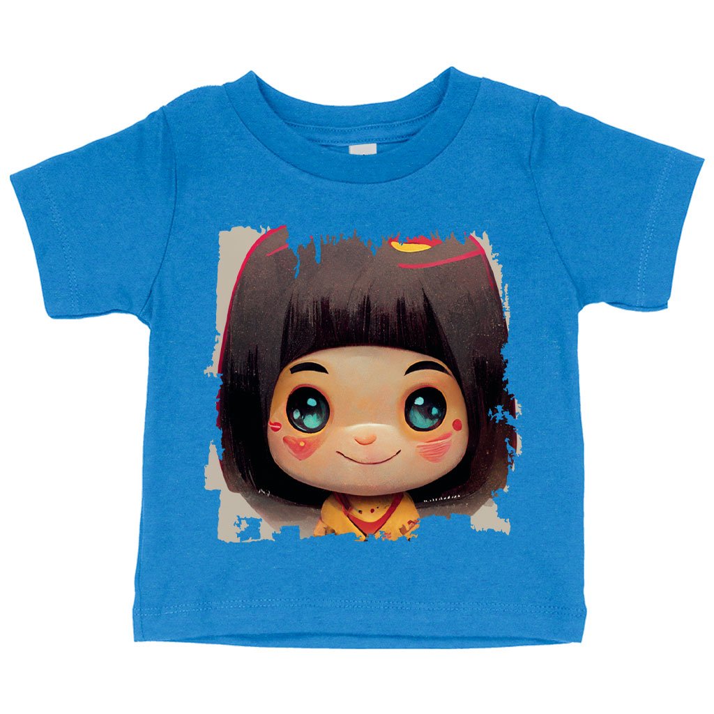 Japanese Cute Girl Baby Jersey T-Shirt – Kawaii Baby T-Printed T | Shopamericaio