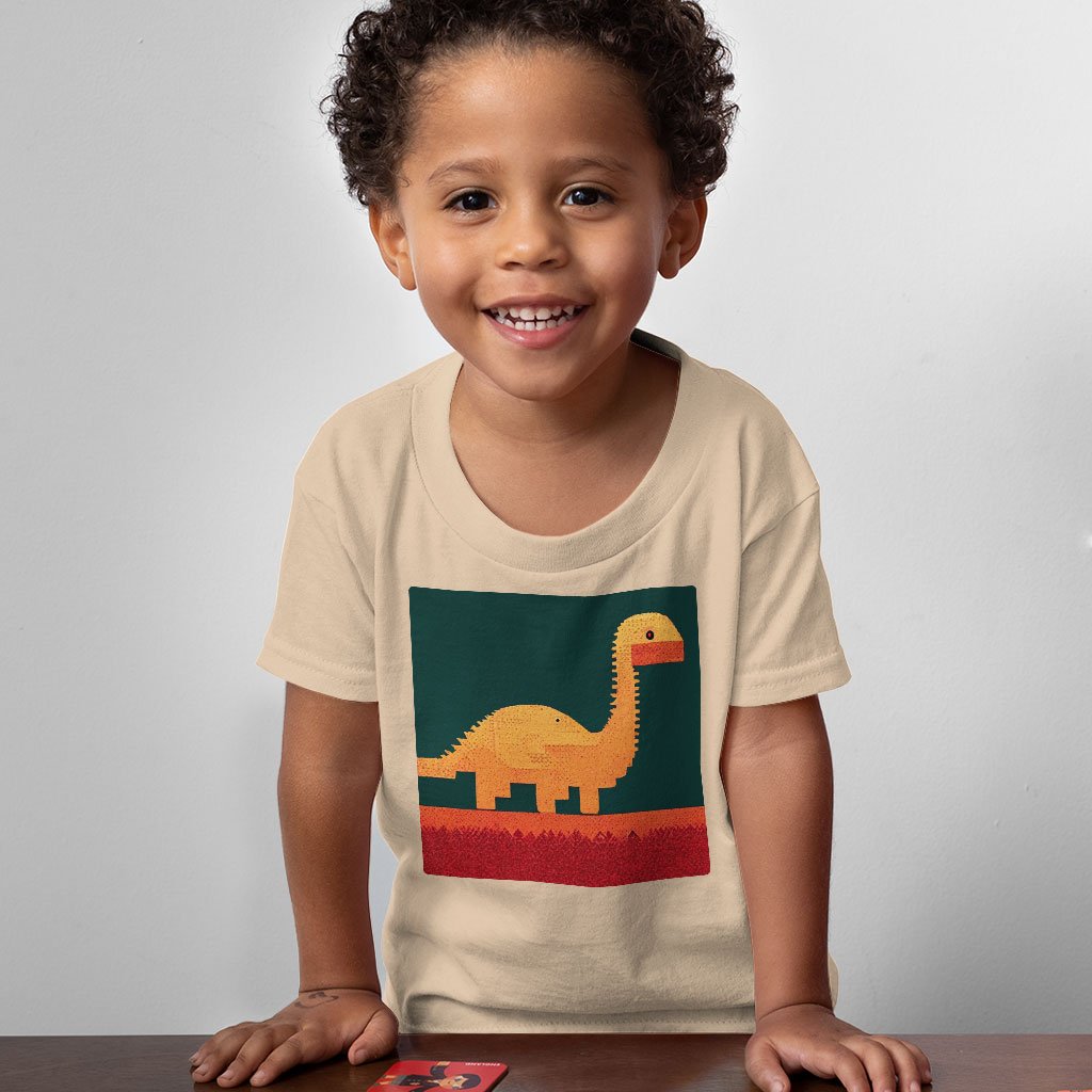 Dinosaurs Toddler T-Shirt – 8 Bit Kids’ T | Cute Dinosaur Sippy Cup