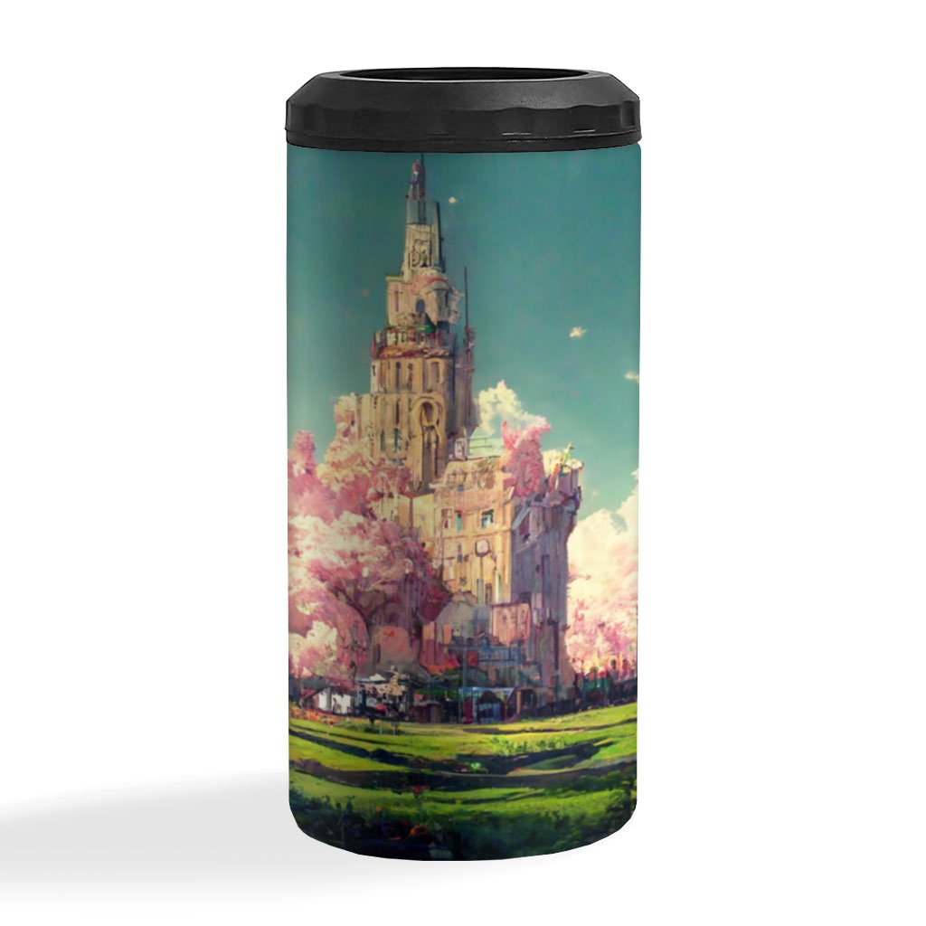 Anime City Scenery Art Insulated Slim Can Cooler – Nature Can Cooler