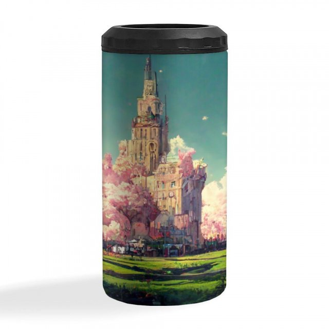 Anime City Scenery Art Insulated Slim Can Cooler – Nature Can Cooler