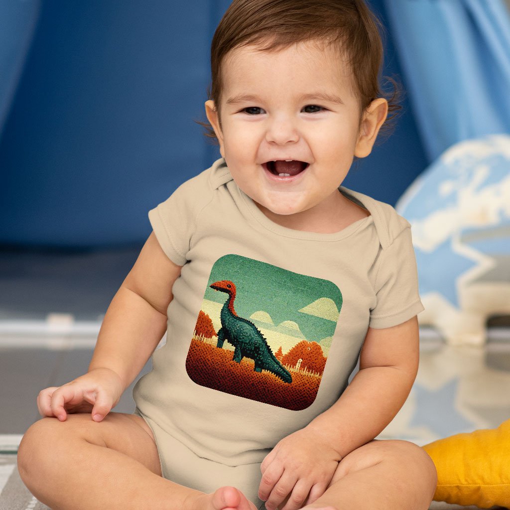 Cute Little Dino Baby Jersey Onesie – Dinosaurs Baby Onesie | Shopamericaio