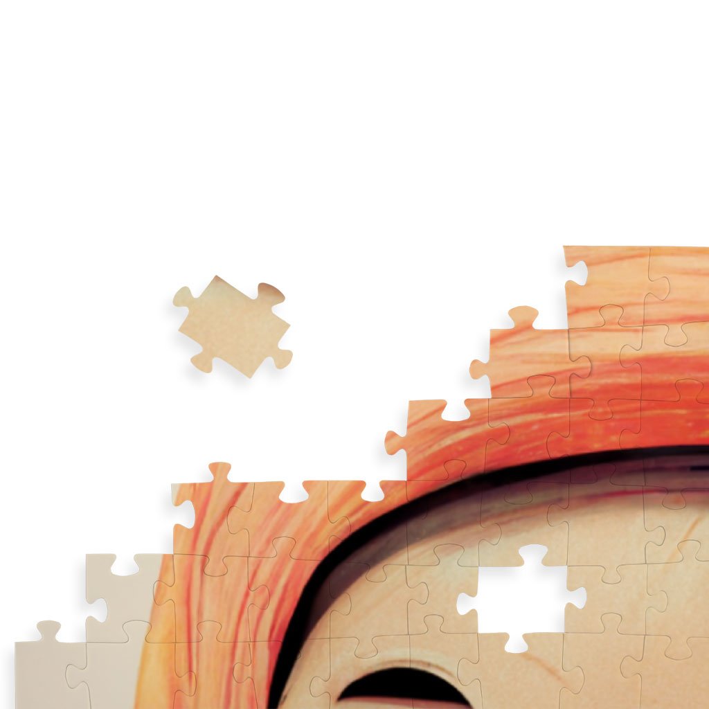 Cute Anime Girl Print Puzzles – Kawaii Jigsaw Puzzle – Japanese Puzzles