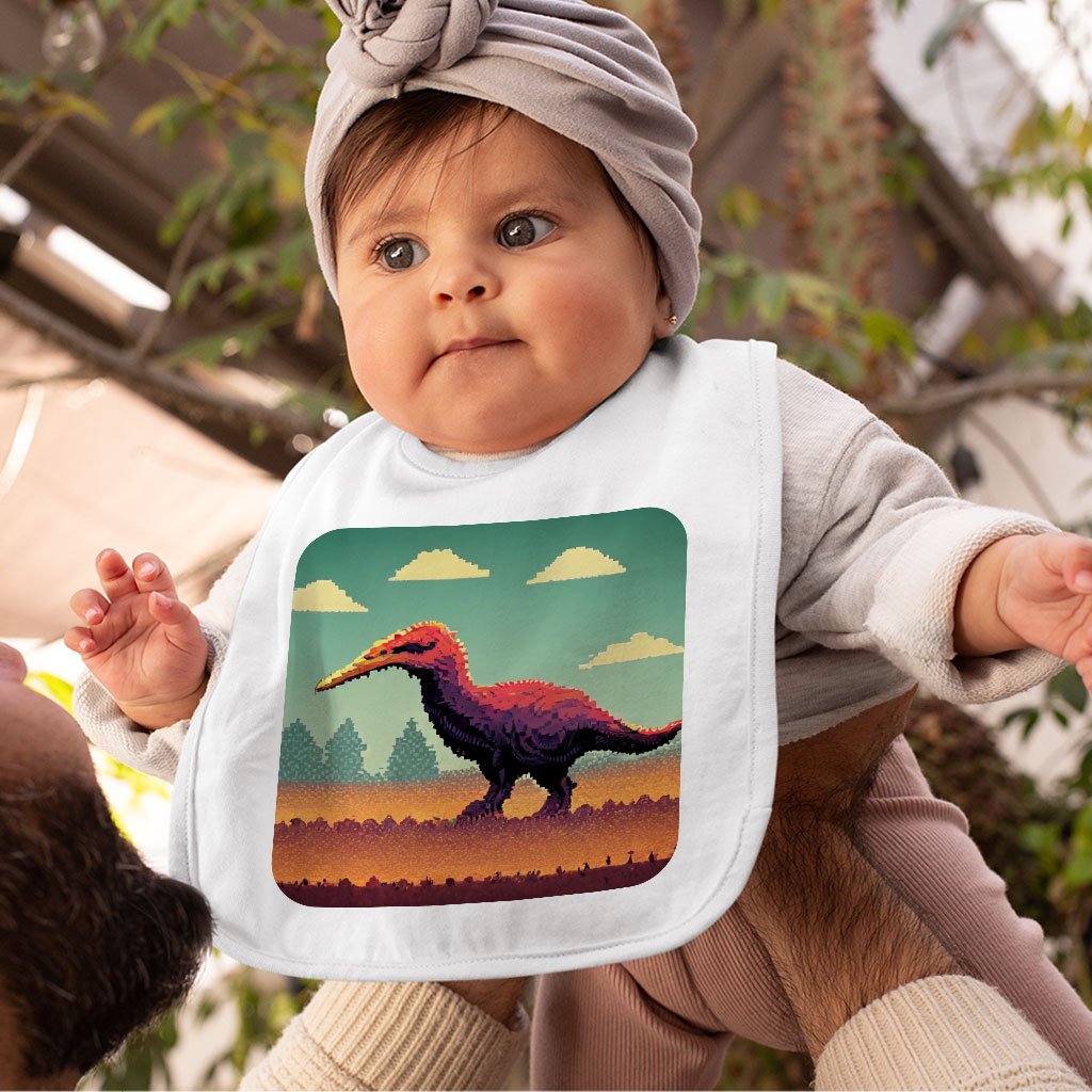 Cute Dinosaur Baby Bibs – Dino Baby Feeding Bibs – Printed Bibs for Eating