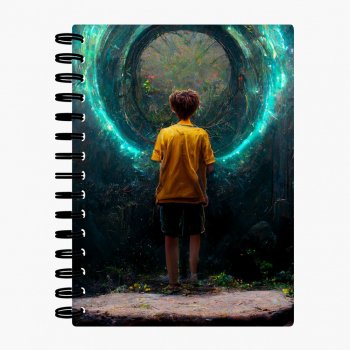Psychedelic Cat Glasses Journal – Funny Notebook – Animal Print Journal