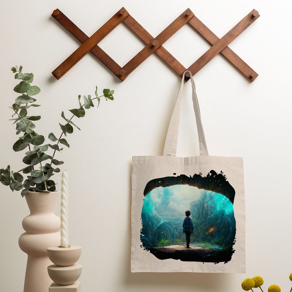 Dream World Fantasy Art Small Tote Bag – Nature Shopping Bag | Shopamericaio
